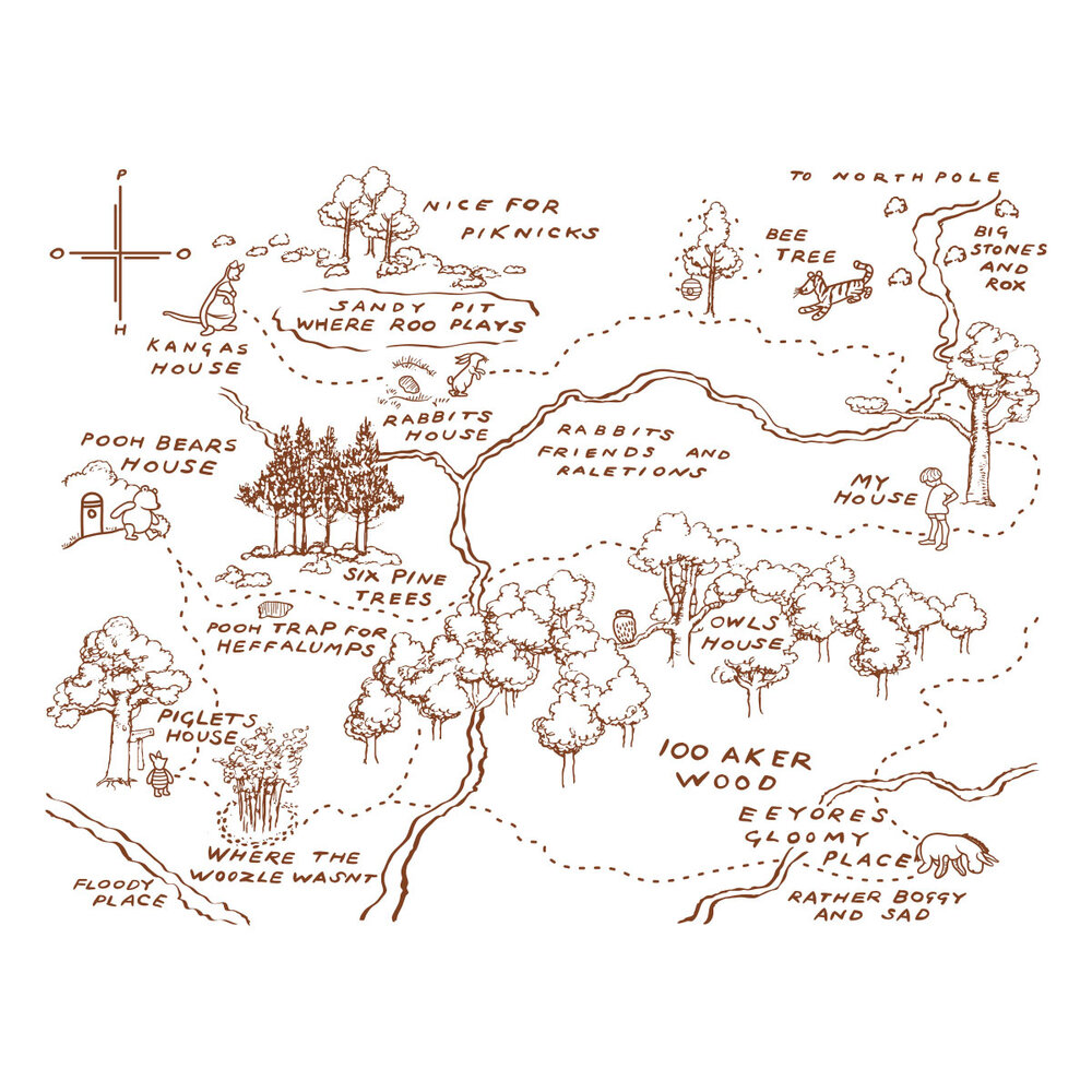 Spellbinders Say Cheese Classic Pooh Baby Press + Foil Plate The Hundred Acre Wood (BP-343)