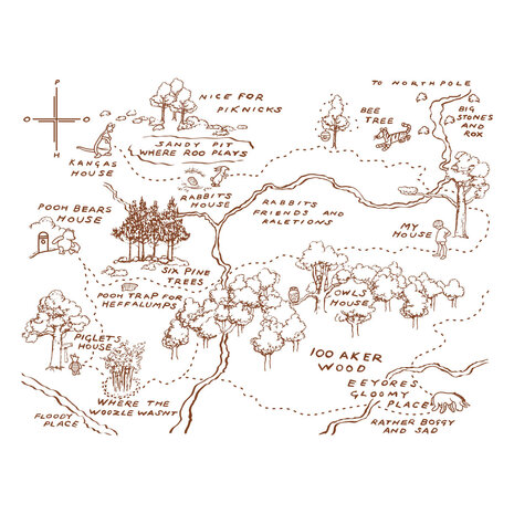 Spellbinders Say Cheese Classic Pooh Baby Press + Foil Plate The Hundred Acre Wood (BP-343)