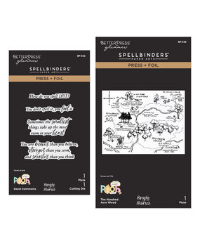 Spellbinders Say Cheese Classic Pooh Baby Press + Foil Plate & Die Bundle (BD-1030)