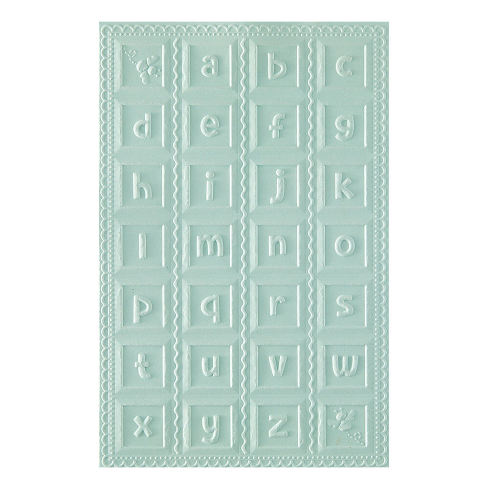 Spellbinders Say Cheese Classic Pooh Baby 3D Embossing Folder Classic Pooh Baby Blocks (E3D-164)