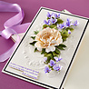 Spellbinders The Poet's Garden Etched Dies Wild Violet and Ladybugs (S3-569)