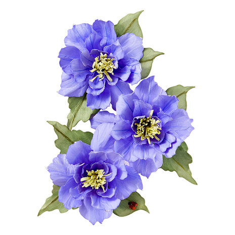 Spellbinders The Poet's Garden Etched Dies Clematis Poet (S5-712)