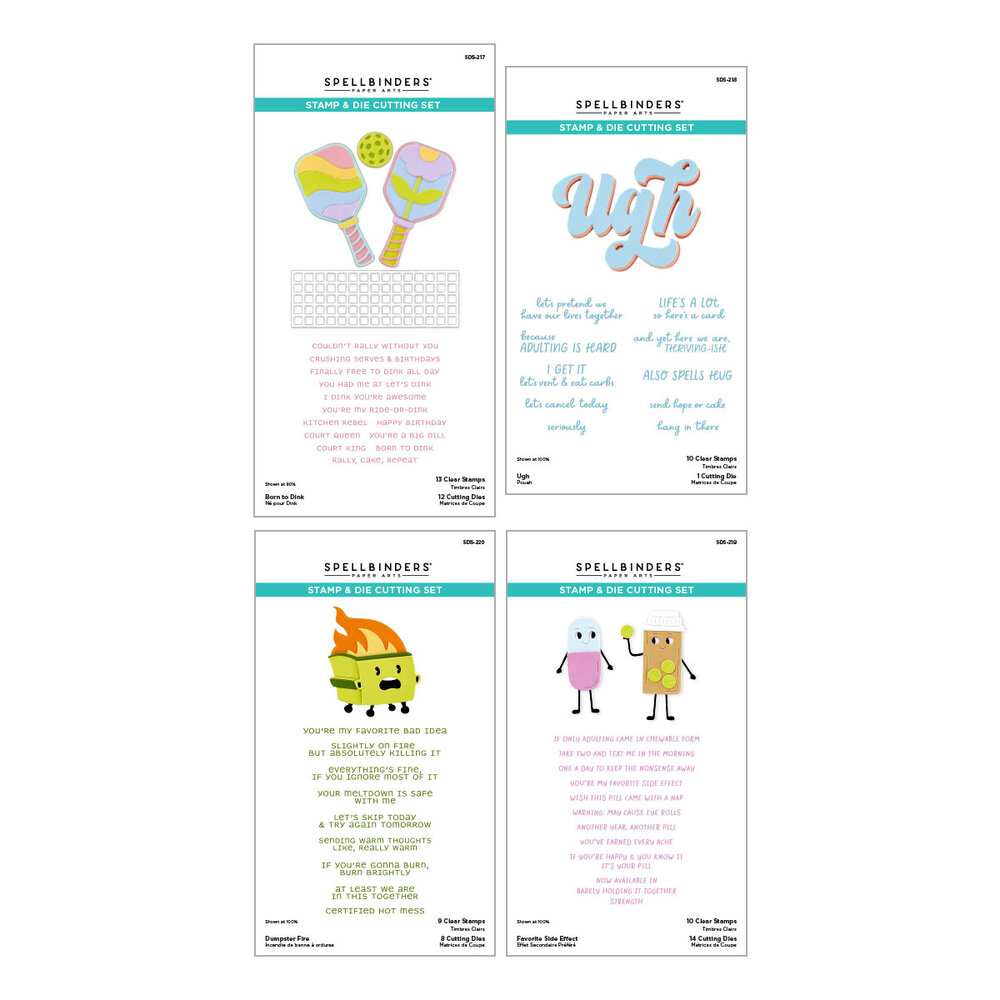 Spellbinders This Is Life Stamp & Die Bundle (BD-1033)