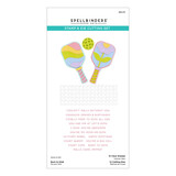 Spellbinders This Is Life Clear Stamp & Die Set Born to Dink (SDS-217)