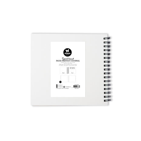 Studio Light Spiral Bound Passe-Partout Journal 15x15cm Beige (SL-ES-JOUR26) Studio Light Spiral Bound Passe-Partout Journal 15x15cm Beige (SL-ES-JOUR26)