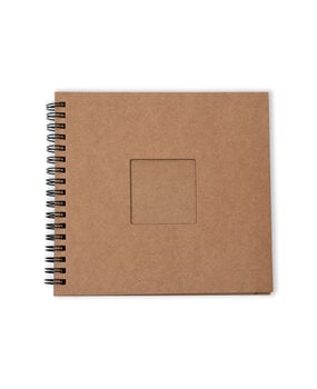 Studio Light Spiral Bound Passe-Partout Journal 15x15cm Kraft (SL-ES-JOUR28)