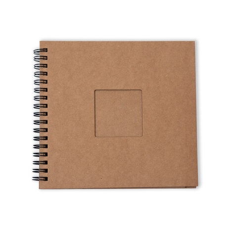 Studio Light Spiral Bound Passe-Partout Journal 15x15cm Kraft (SL-ES-JOUR28)