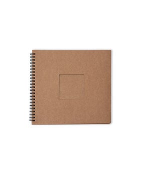 Studio Light Spiral Bound Passe-Partout Journal 8x8 Inch Kraft (SL-ES-JOUR29)