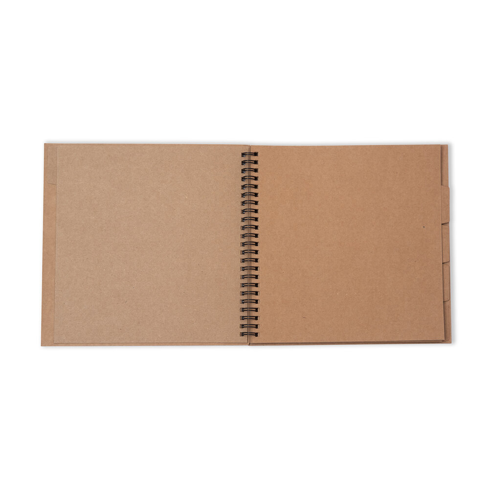 Studio Light Spiral Bound Passe-Partout Journal 8x8 Inch Kraft (SL-ES-JOUR29) Studio Light Spiral Bound Passe-Partout Journal 8x8 Inch Kraft (SL-ES-JOUR29)