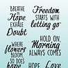 Studio Light Quotes Hope Essentials Clear Stamps (SL-ES-STAMP925) Studio Light Quotes Hope Essentials Clear Stamps (SL-ES-STAMP925)