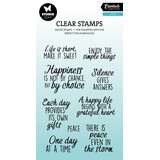 Studio Light Quotes Peace Essentials Clear Stamps (SL-ES-STAMP927)