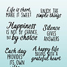 Studio Light Quotes Peace Essentials Clear Stamps (SL-ES-STAMP927)