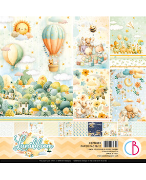 Ciao Bella Lunibloom 12x12 Inch Paper Pad (12pcs) (CBPM093)