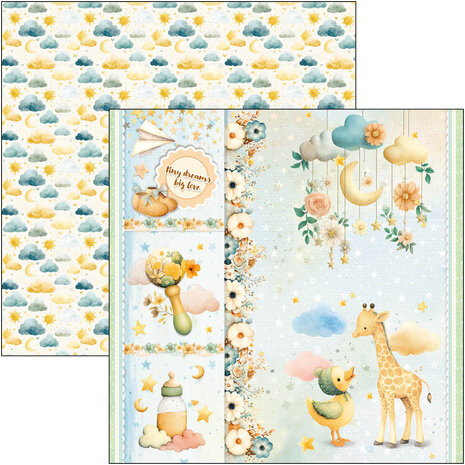 Ciao Bella Lunibloom 12x12 Inch Paper Pad (12pcs) (CBPM093)