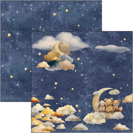 Ciao Bella Lunibloom 12x12 Inch Paper Pad (12pcs) (CBPM093)