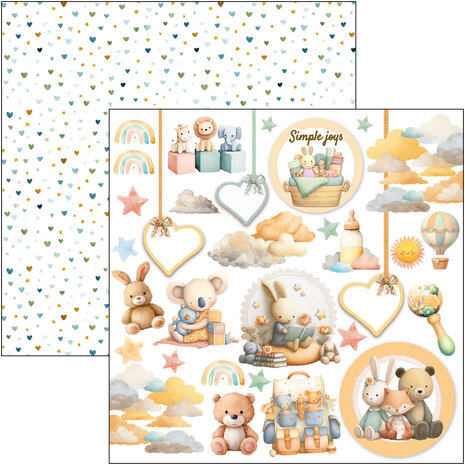 Ciao Bella Lunibloom 12x12 Inch Paper Pad (12pcs) (CBPM093)