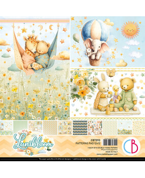 Ciao Bella Lunibloom 12x12 Inch Patterns Pad (8pcs) (CBT093)