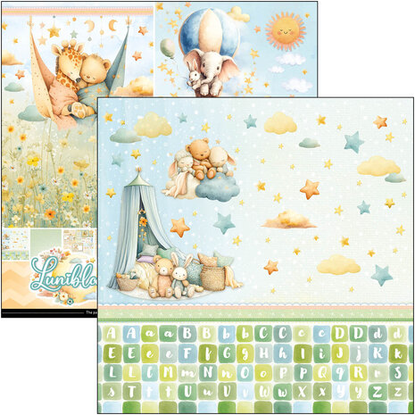Ciao Bella Lunibloom 12x12 Inch Patterns Pad (8pcs) (CBT093) Ciao Bella Lunibloom 12x12 Inch Patterns Pad (8pcs) (CBT093)