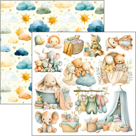 Ciao Bella Lunibloom 6x6 Inch Fussy Cut Pad (24pcs) (CBQE093)