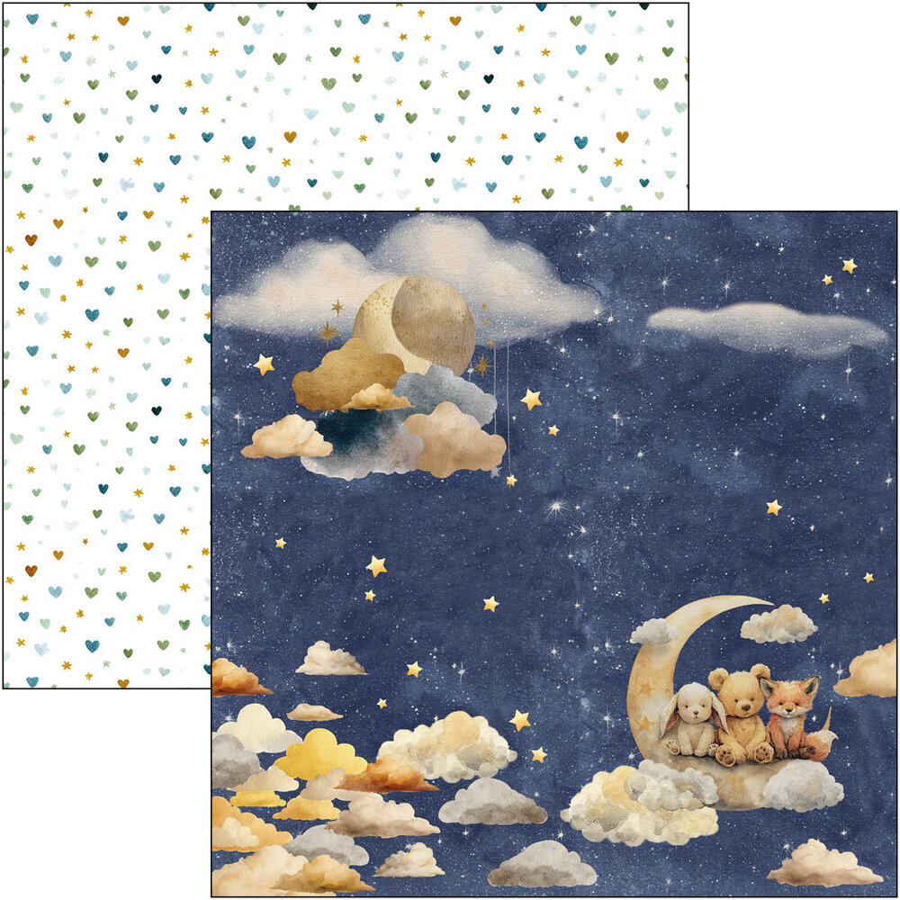 Ciao Bella Lunibloom 8x8 Inch Paper Pad (12pcs) (CBH093)