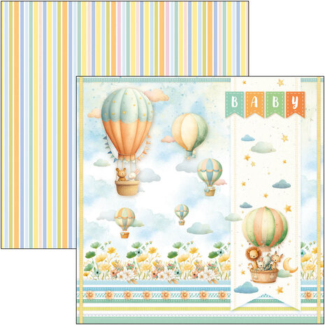 Ciao Bella Lunibloom 8x8 Inch Paper Pad (12pcs) (CBH093)