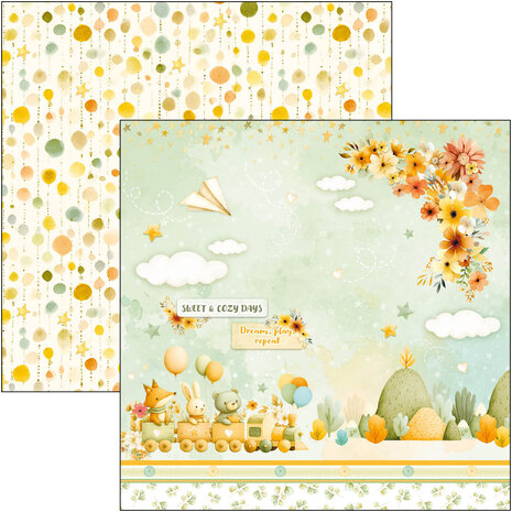Ciao Bella Lunibloom 8x8 Inch Paper Pad (12pcs) (CBH093)