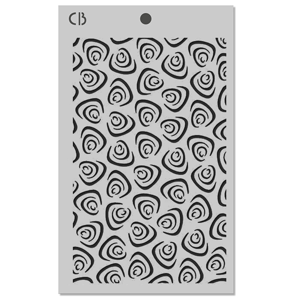 Ciao Bella Lunibloom 5x8 Inch Stencil Mix Triple Layer Set (MSX009)