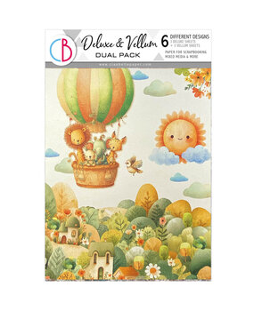 Ciao Bella Lunibloom A4 Deluxe Paper Pearl & Vellum Dual Pack Mixed (6pcs) (CBX006)