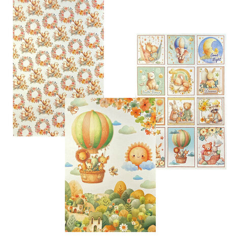 Ciao Bella Lunibloom A4 Deluxe Paper Pearl & Vellum Dual Pack Mixed (6pcs) (CBX006)