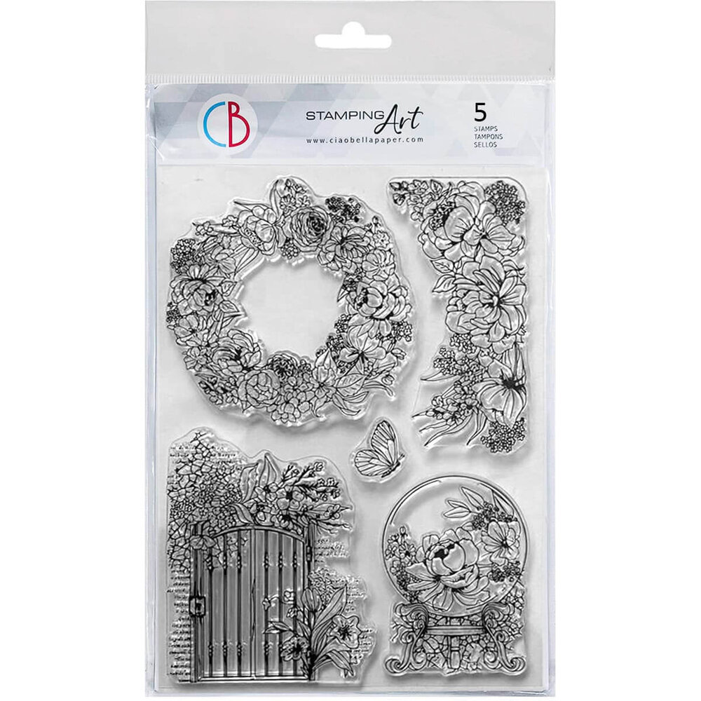 Ciao Bella Artemis 6x8 Inch Clear Stamps The secret garden (PS8076)