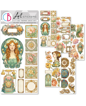 Ciao Bella Artemis Transparent Adhesive Sheets (5pcs) (CBI013)