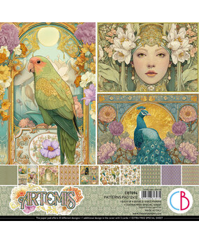 Ciao Bella Artemis 12x12 Inch Patterns Pad (8pcs) (CBT094)
