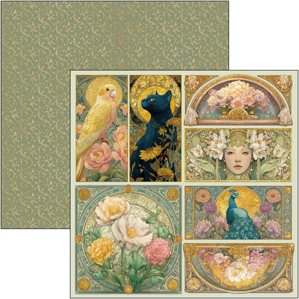 Ciao Bella Artemis 12x12 Inch Patterns Pad (8pcs) (CBT094) Ciao Bella Artemis 12x12 Inch Patterns Pad (8pcs) (CBT094)