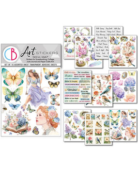 Ciao Bella Daydreams Mixed Media Stickers (10pcs) (MB006)