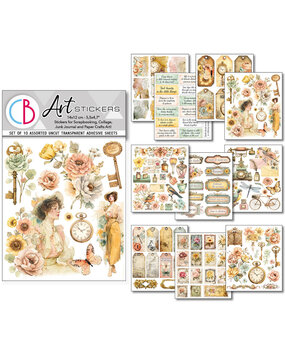 Ciao Bella Reminder Mixed Media Stickers (10pcs) (MB008)