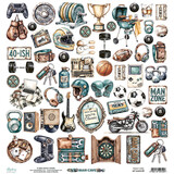 Mintay Man Cave 12x12 Inch Paper Elements (MT-MAN-09)