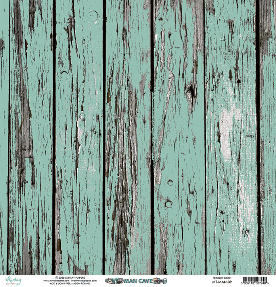 Mintay Man Cave 12x12 Inch Paper Elements (MT-MAN-09)