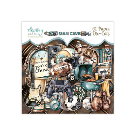 Mintay Man Cave Paper Die-Cuts (60pcs) (MT-MAN-LSC)