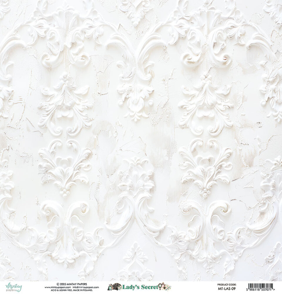 Mintay Lady's Secret 12x12 Inch Paper Elements (MT-LAS-09)