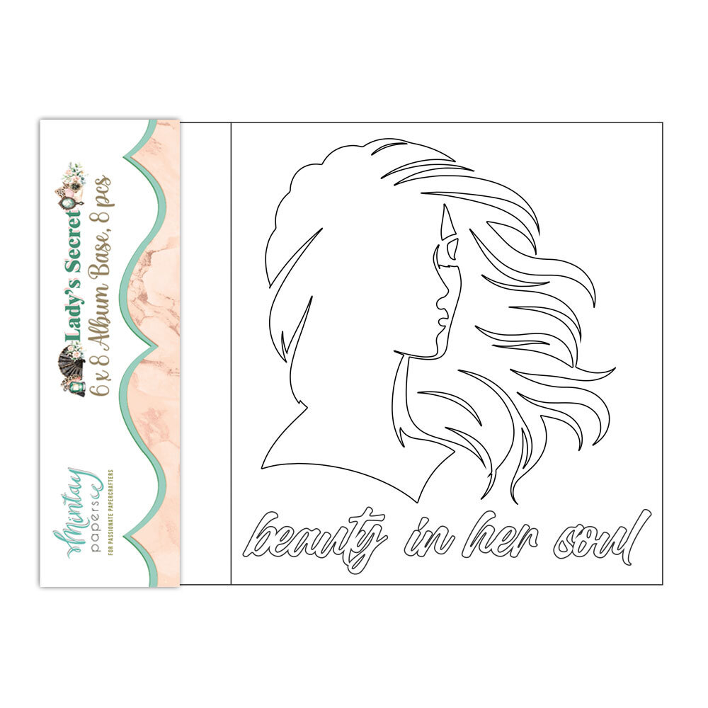 Mintay Lady's Secret 6x8 Inch Album Base (8pcs) (MT-LAS-10)