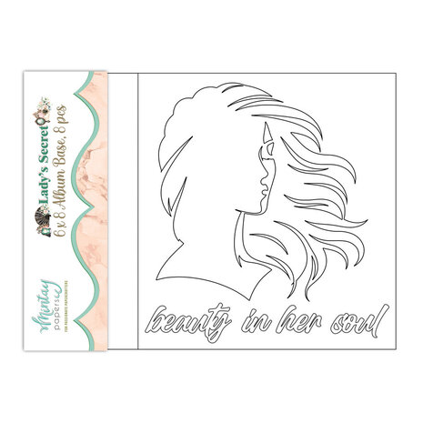Mintay Lady's Secret 6x8 Inch Album Base (8pcs) (MT-LAS-10)