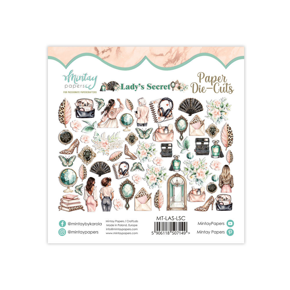 Mintay Lady's Secret Paper Die-Cuts (60pcs) (MT-LAS-LSC)