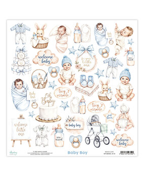 Mintay Basic 12x12 Inch Elements Baby Boy (MT-BASIC-A14)