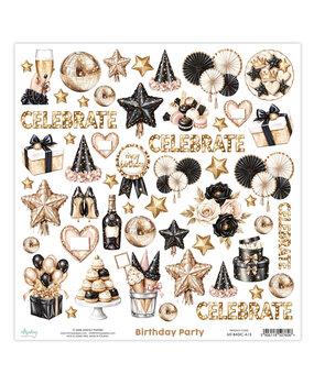Mintay Basic 12x12 Inch Elements Birthday Party (MT-BASIC-A15)