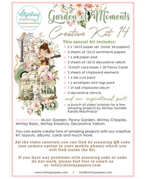 Mintay Creative Kit Garden of Moments (MT-KIT-14)