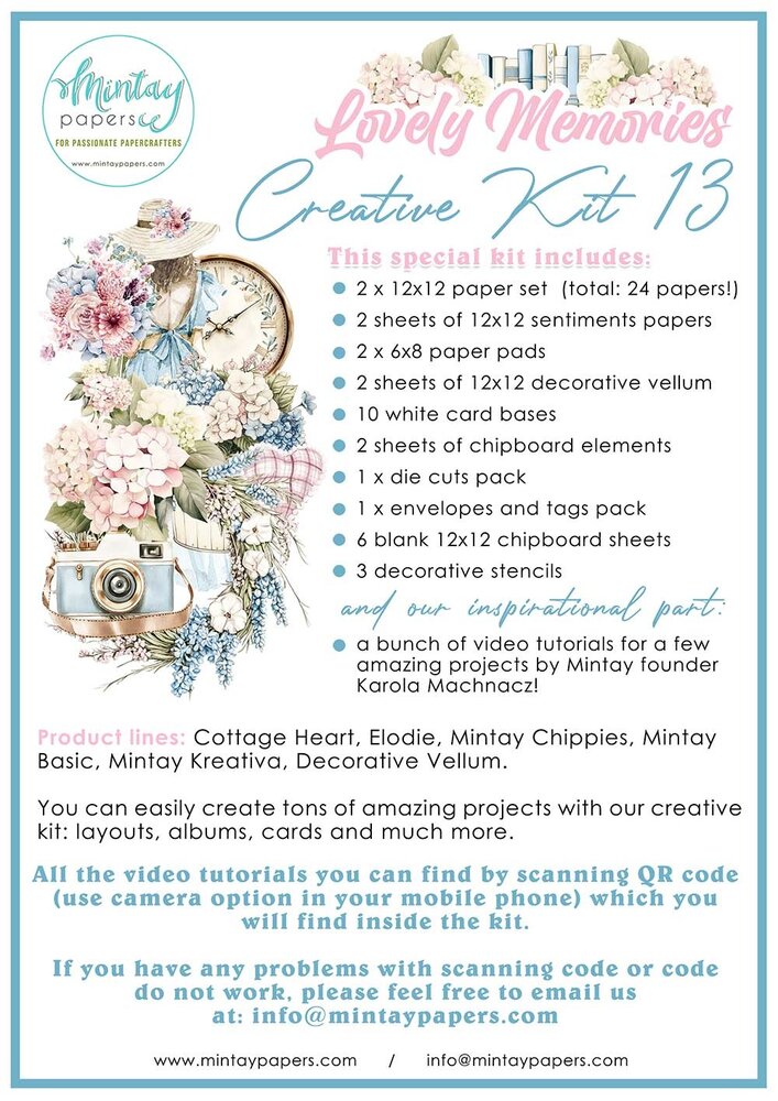 Mintay Creative Kit Lovely Memories (MT-KIT-13)