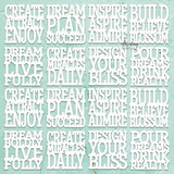 Mintay Chippies Decor 12x12 Inch Affirmations (MT-CHIP2-D114)