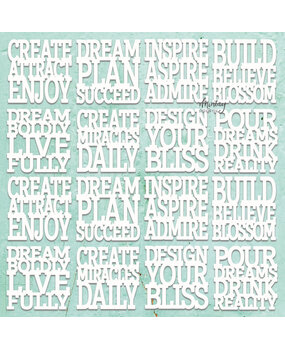 Mintay Chippies Decor 12x12 Inch Affirmations (MT-CHIP2-D114)