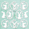 Mintay Chippies Decor 12x12 Inch Easter Time (MT-CHIP2-D117)