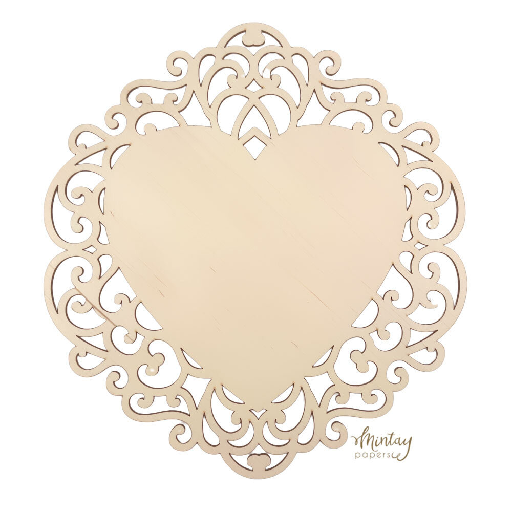 Mintay Woodies Decor Heart Plaque (MT-WD2-07) Mintay Woodies Decor Heart Plaque (MT-WD2-07)